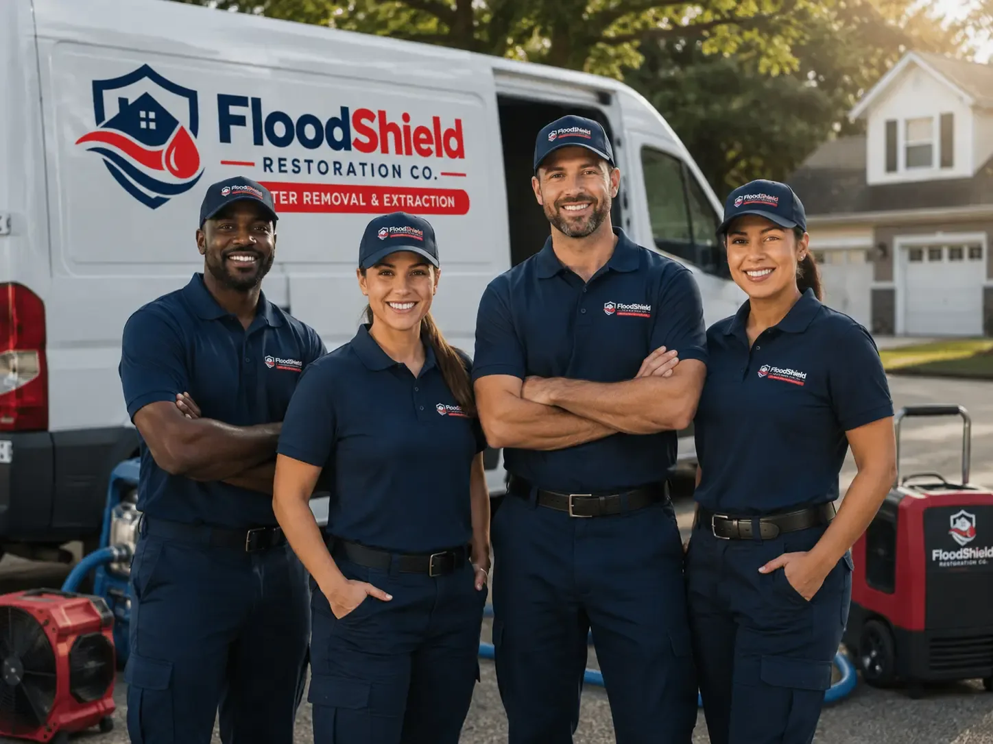 Flood Damage Restoration company in Kunkle, OH
